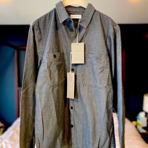 NWT Everlane Chambray Standard Fit Work Shirt